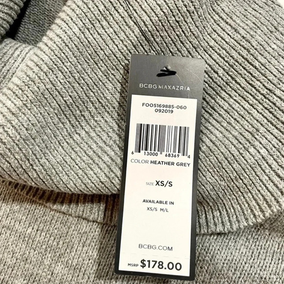 NWT BCBGMaxazria Oversized Cowl Neck Pullover Sweater - Picture 5 of 7